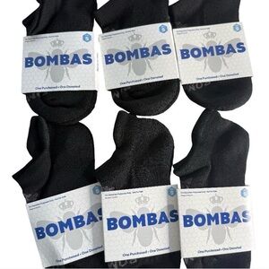 Bombas Black Low-Cut No-Show Socks - Pack